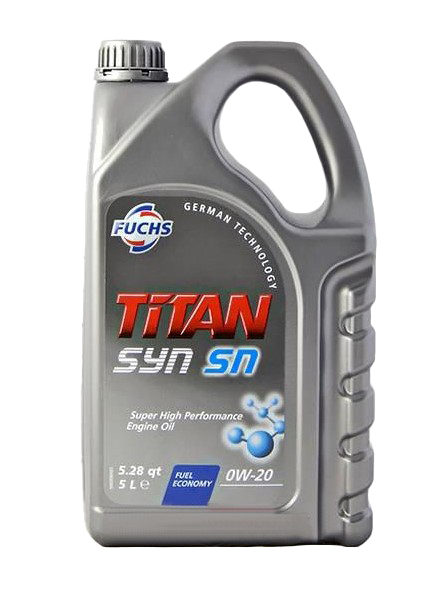 Моторное масло Fuchs TITAN SYN SN 0W-20, 5л